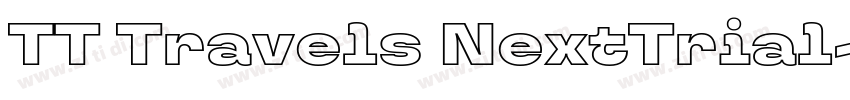 TT Travels NextTrial字体转换